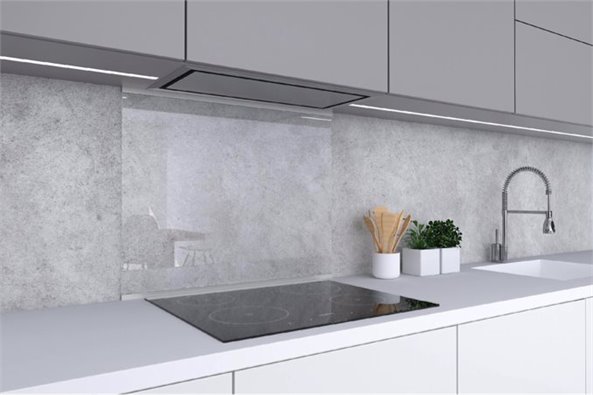 Clear Glass Backsplash (35.4x27.6)