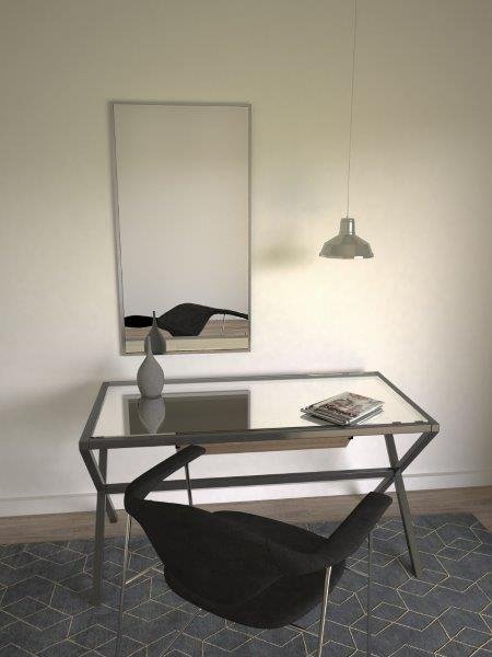 Rimini Line Silver 25.6" x 39.4"