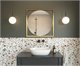 25" x 25" Quadro Line Mirror in Golden Finish