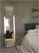 Free Standing Mirror Vivaro Matte Silver 63" x 15.74"
