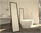 Free Standing Mirror Vivaro Matte Black 63" x 15.74"
