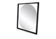 25" x 25" Quadro Line Mirror in Black Finish