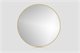 31.5" x 31.5" Round Line Mirror in Golden Finish