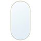 39.4" x 19.7" Oval Line Gold Anode Finish