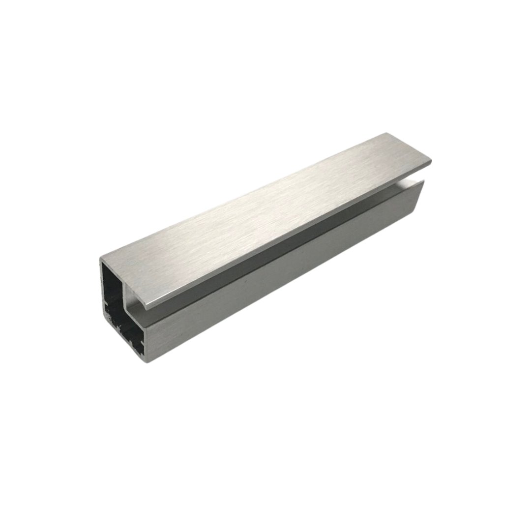 BRW Brushed Natural Aluminum Aluminum Profile Samples | Cronos Design