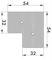 Wide Frame Corner Connector Type 1