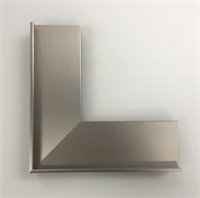 Corleone 877 Brushed Stainless Steel Corner