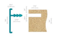S-012 Edge Banding Natural Aluminum