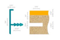 S-014 Edge Banding Natural Aluminum