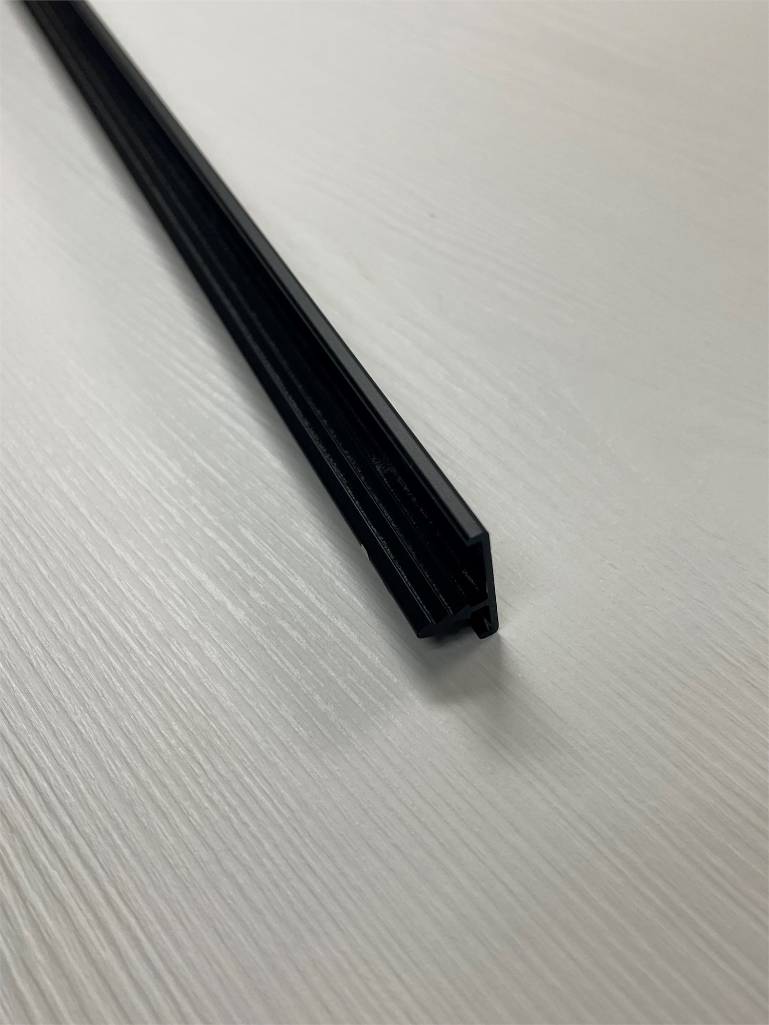 BRW Edge Banding Matte Black Aluminum Edge Banding | Cronos Design